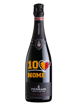 Ferrari Maximum Blanc De Blancs Limited Edition Yellow and Red Number