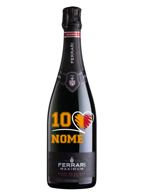 Ferrari Maximum Blanc De Blancs Limited Edition Yellow and Red Number