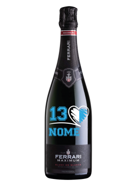 Ferrari Maximum Blanc De Blancs Limited Edition White and Sky Blue Number