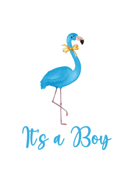 Blue Flamingo