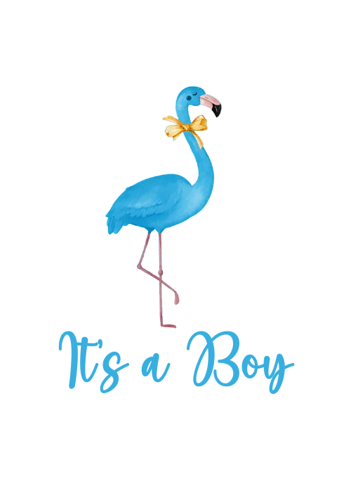 Blue Flamingo