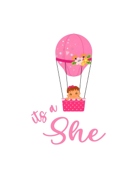 Pink Hot Air Balloon