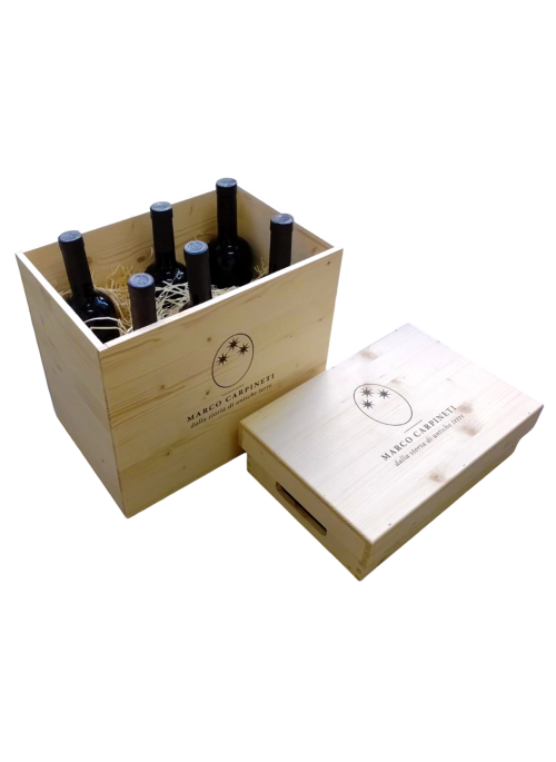 Marco Carpineti Wooden Gift Box for 6 Bottles 2019