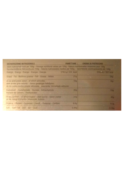 Panettone Dolce&Gabbana Pistacchio Fiasconaro