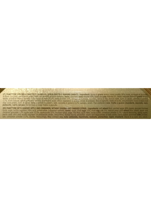 Panettone Fiasconaro Dolce e Gabbana Mela e Cannella