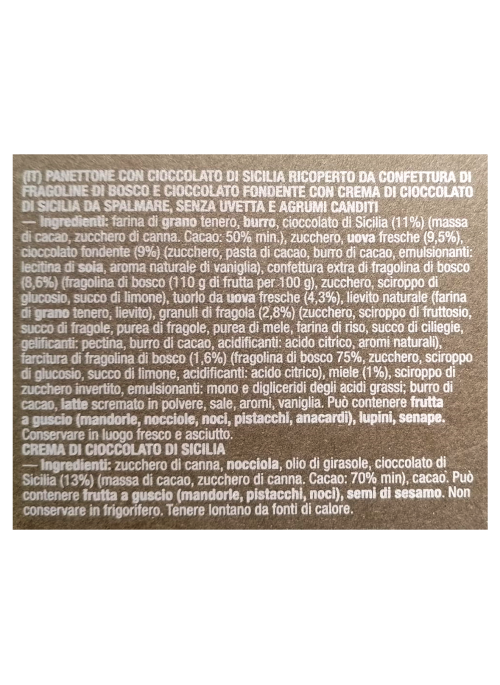 Fiasconaro Sublime Black Panettone