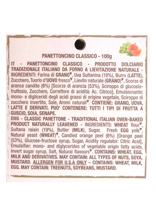 Panettoncino Classico in Sacchetto di Tessuto Loison