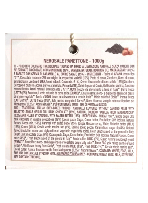 Panettone Nerosale Loison