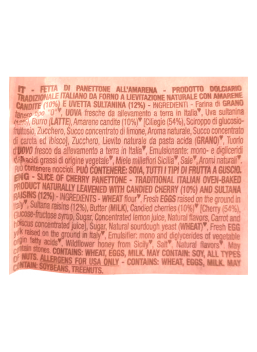 Fetta Panettone amarena Loison