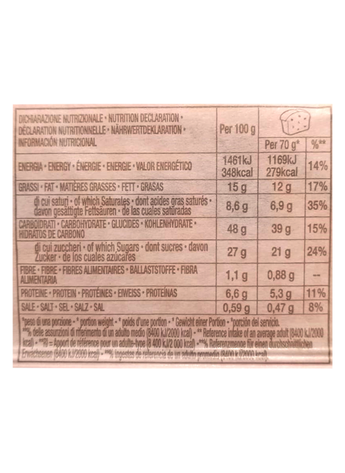 Fetta Panettone amarena Loison