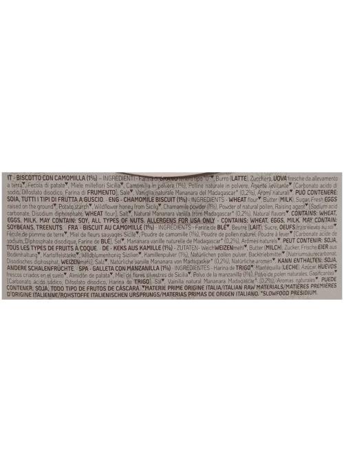 Biscotto Camomilla Loison