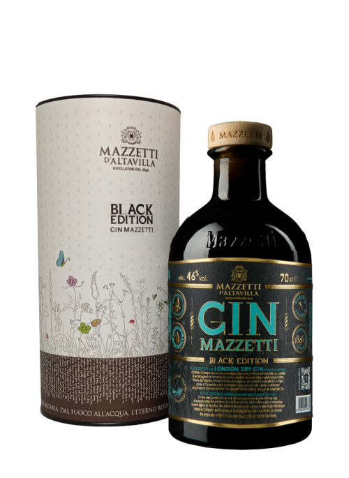 Gin Mazzetti Black Edition in cilindro