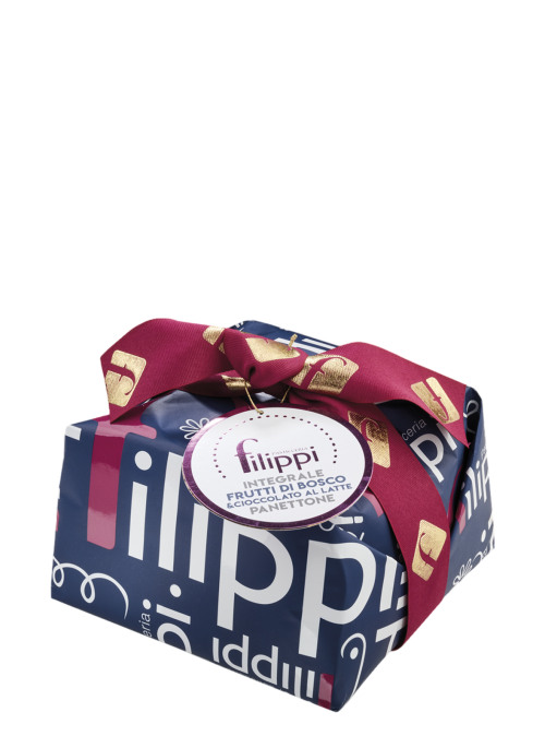 Wholemeal Panettone with Berries and Milk Chocolate