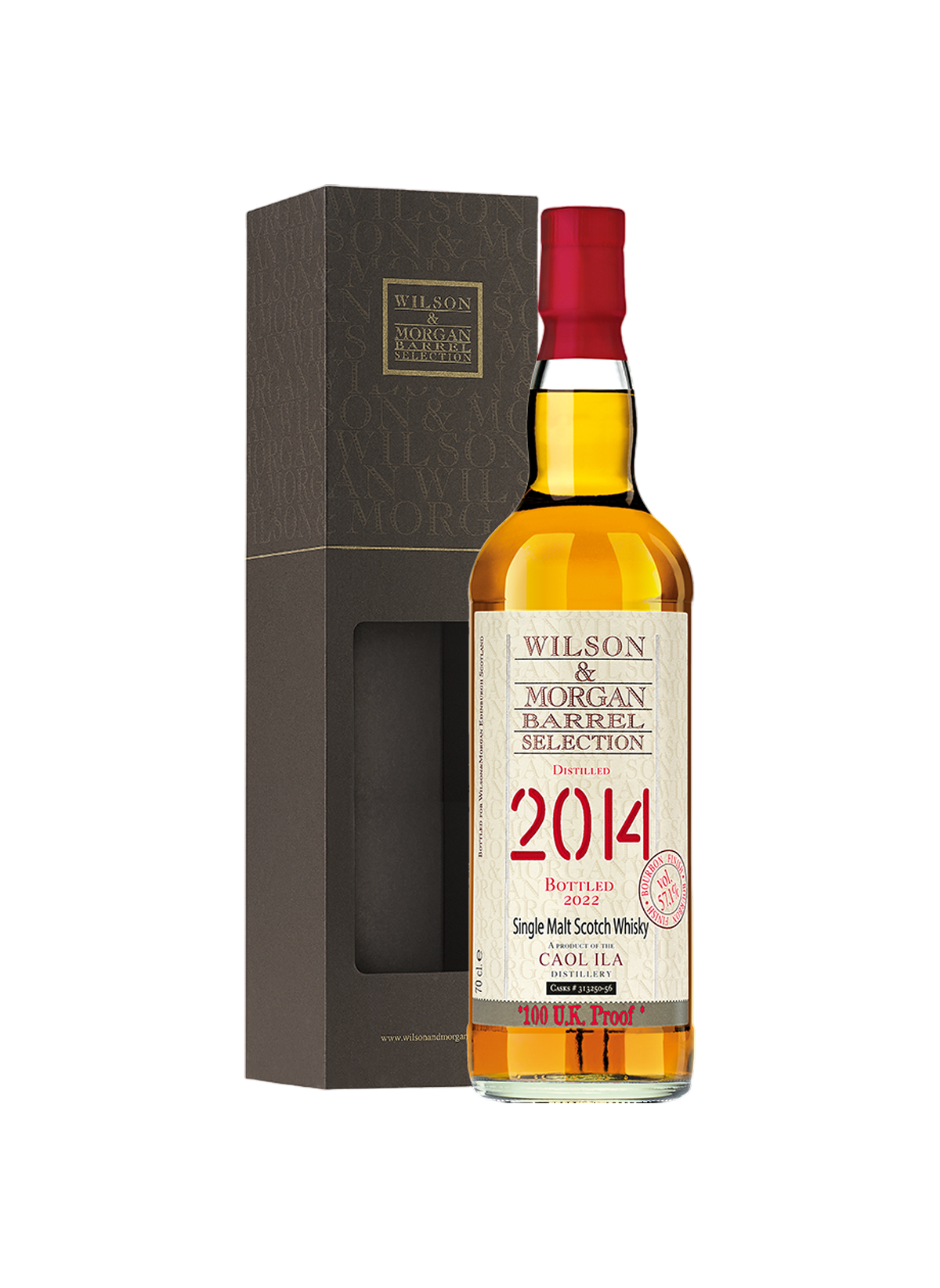 Caol Ila Wilson & Morgan Whisky 2014 Bourbon Finish 100% U.K.