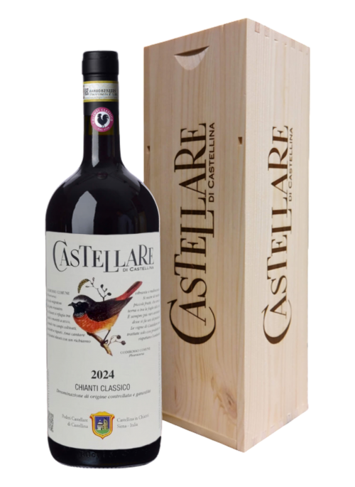 Chianti Classico magnum wooden case