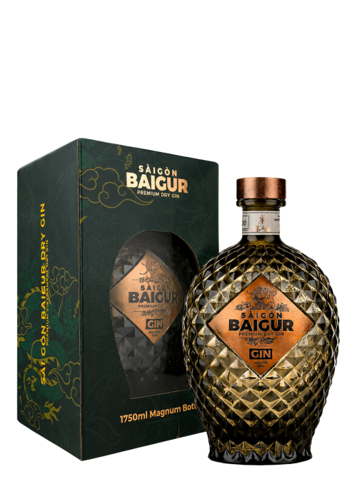 Saigon Baigur Premium Dry Gin Magnum Astucciato