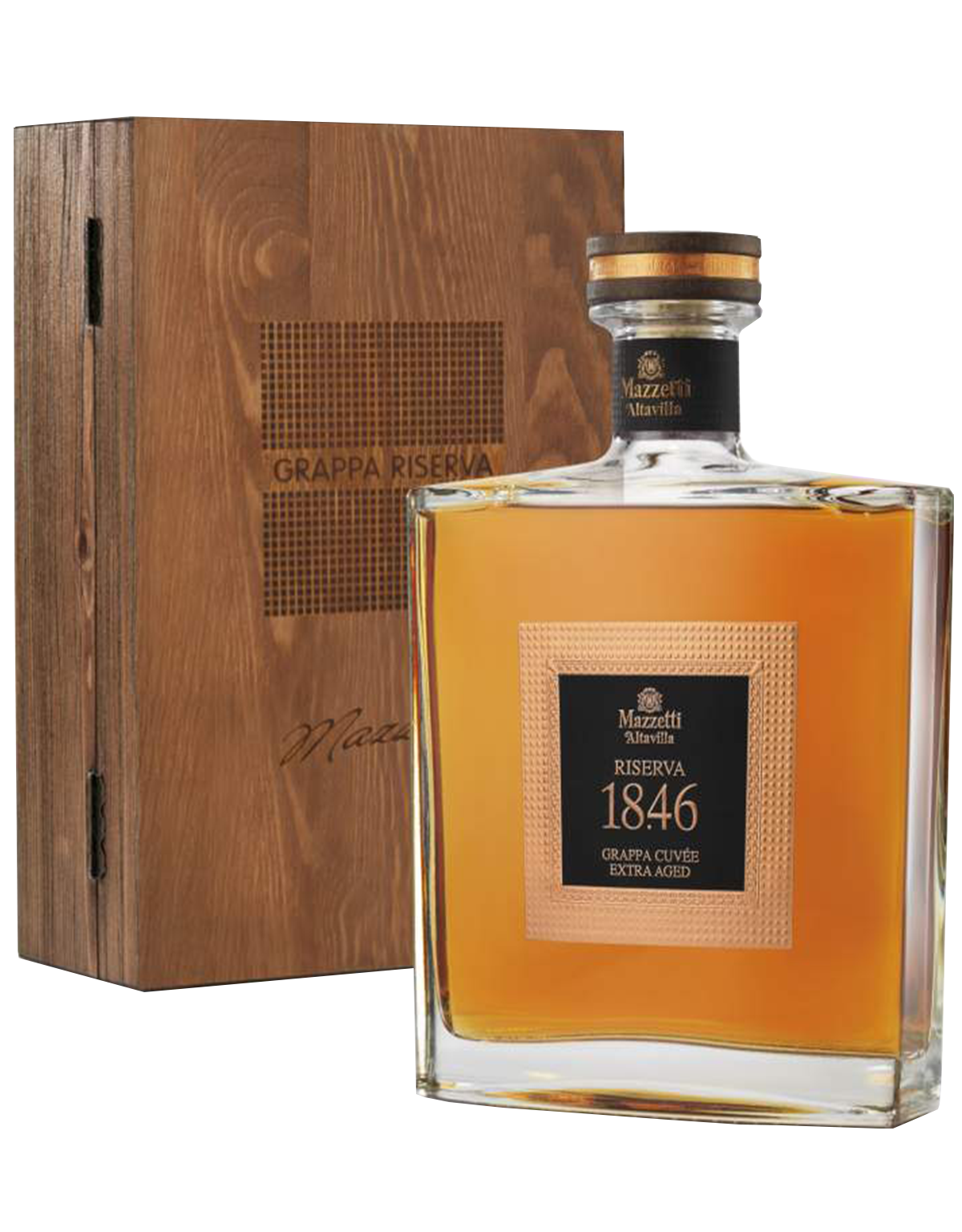 Della Valle Grappa Riserva 15年 木箱入り Della Valle Grappa Riserva 15年 木箱入り Della Valle Grappa