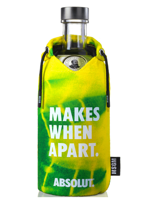 Absolut Limited Edition MSGM fluo Yellow