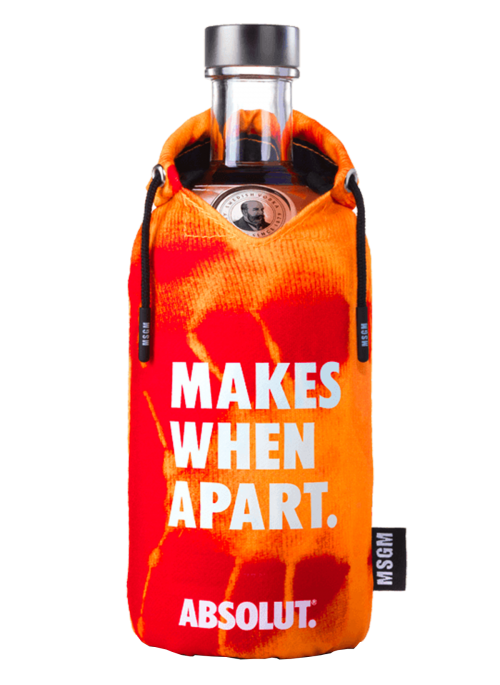 Absolut Limited Edition MSGM fluo Red