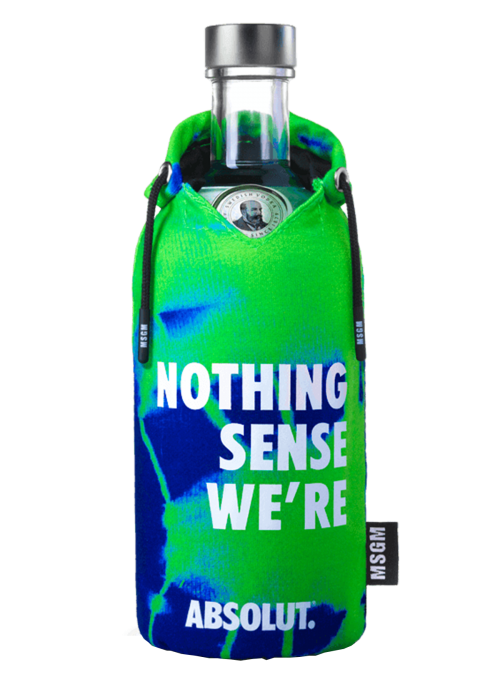 Absolut Limited Edition MSGM fluo Green