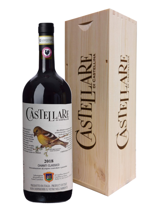 Chianti Classico magnum wooden case