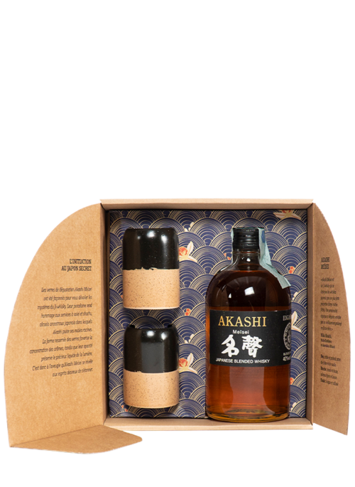 Akashi Meïsei Blended Japanese Whisky + 2 bicchieri NV