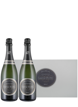 Cassetta 2 bottiglie Laurent-Perrier Brut