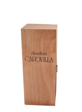 Capovilla Case in aged noble wood 1 bottle