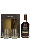 Dos Maderas Triple Aged Rum with tro glasses