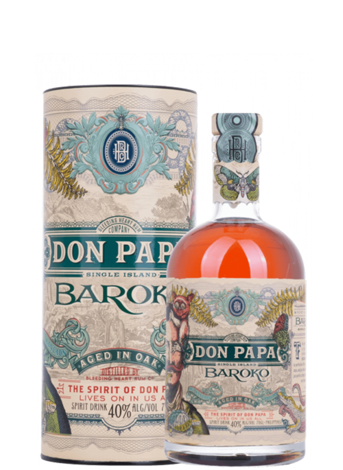 Don Papa Baroko con astuccio