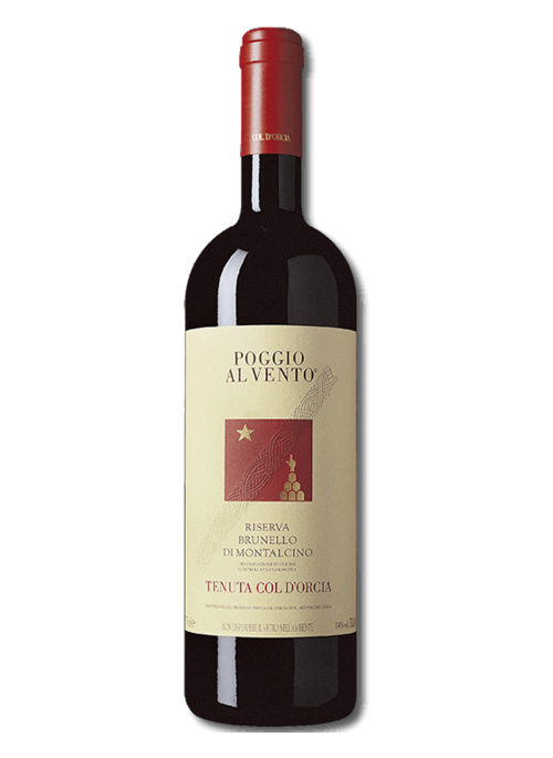 With wooden case Poggio al Vento Brunello