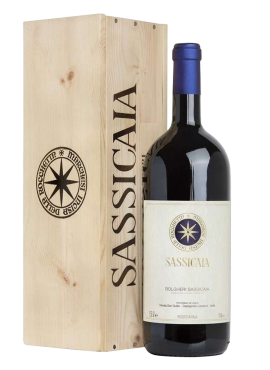 Sassicaia Magnum with wooden case