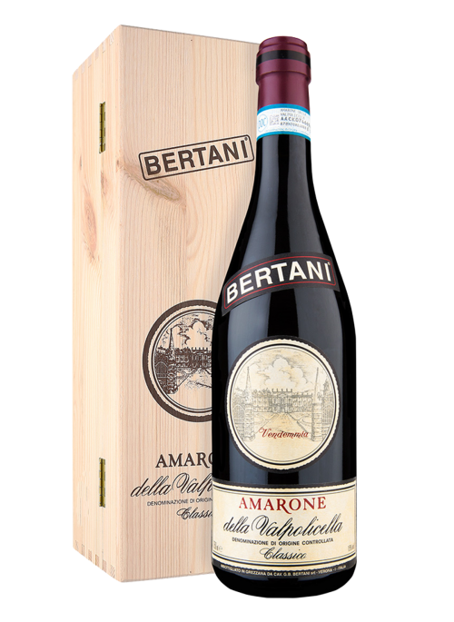 Amarone della Valpolicella classico with wood case