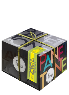 Panettone al Pistacchio con Limoni e Crema di Pistacchio Filippi