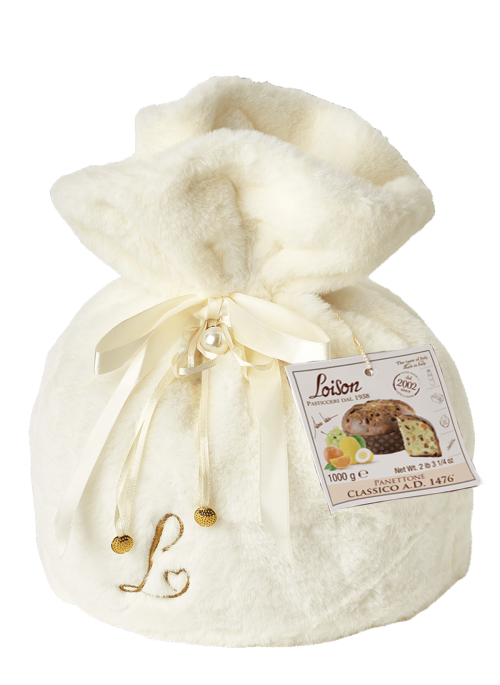 Panettone Classico Loison AD 1476 Coccole Sacchetto Bianco NV