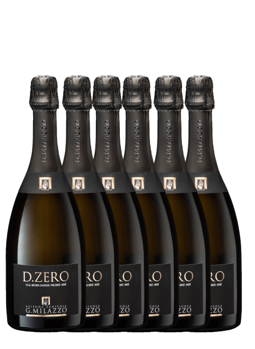 Milazzo D.Zero Rosé Pas Dosé 6 bottiglie