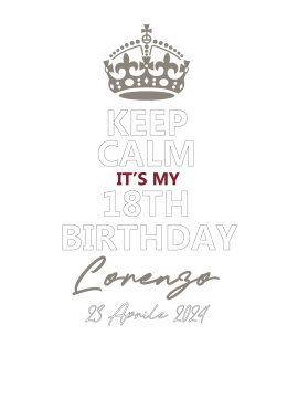 Keep Calm 18th