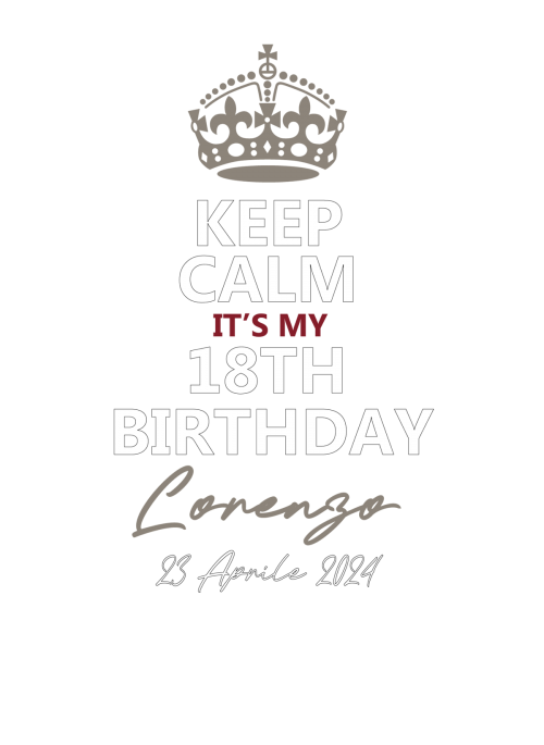 Keep Calm 18th