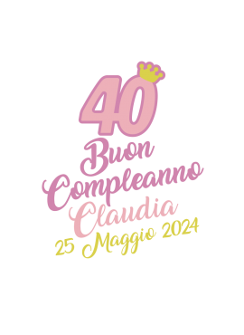 40 Buon Compleanno-W