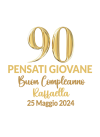 90 Pensati giovane