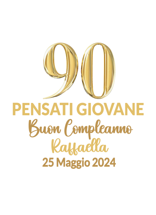 90 Pensati giovane