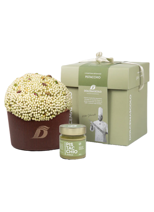 Panettone Artigianale al Pistacchio Dolcemascolo NV