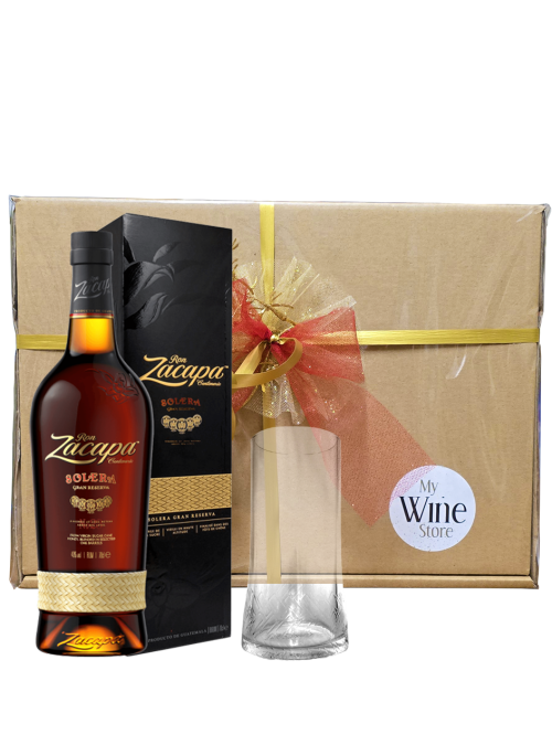 Box 1 Zacapa Gran Reserva and 1 Glass