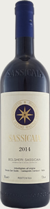 Vino rosso toscano Sassicaia